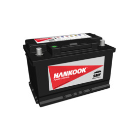 Hankook Calcium Starter battery, MF57113, 12V, 72Ah, layout 0, with thick battery poles
